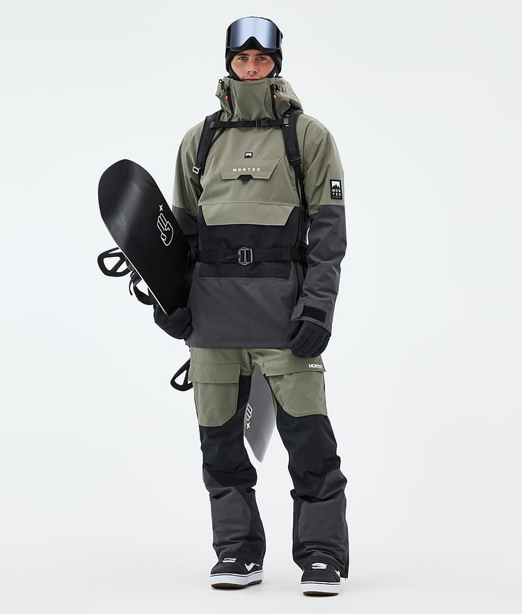 Montec Fawk Snowboard Bukser Herre Greenish/Black/Phantom, Billede 2 af 7