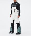 Montec Fawk Pantaloni Snowboard Uomo Old White/Black/Atlantic, Immagine 1 di 7