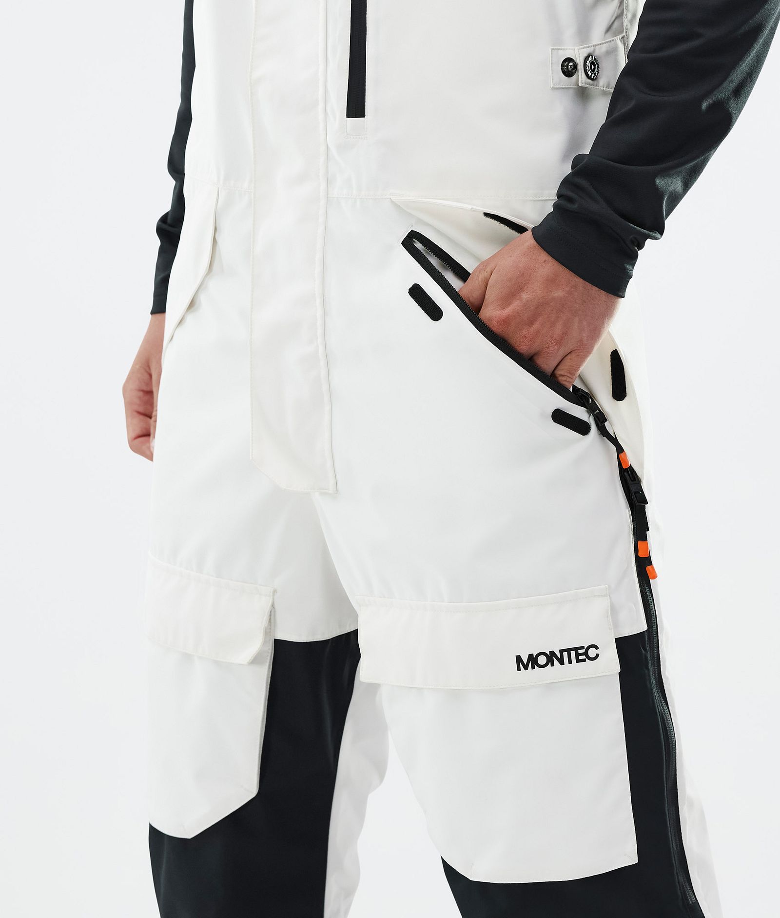 Montec Fawk Ski Pants Men Old White/Black/Atlantic, Image 5 of 7