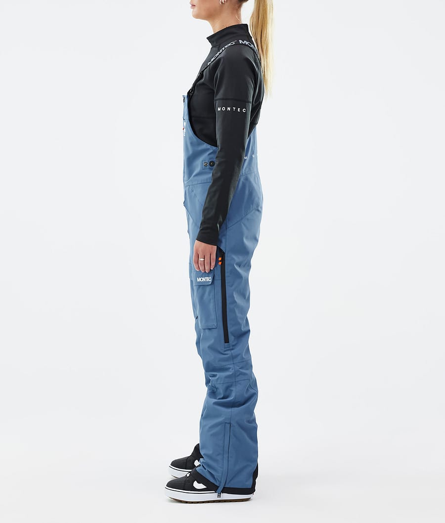 Montec Fawk W Pantaloni Snowboard Donna Blue Steel - Blu