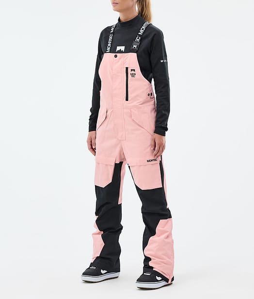 Montec Fawk W Pantalon de Snowboard Femme Soft Pink/ Black