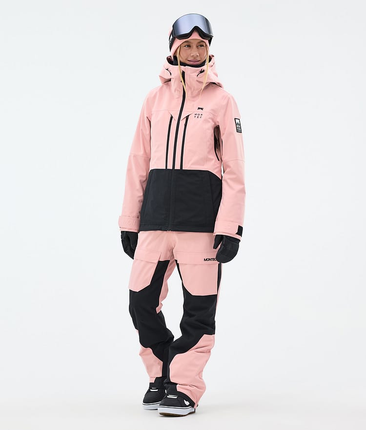 Montec Fawk W Spodnie Snowboardowe Kobiety Soft Pink/ Black, Zdjęcie 3 z 8