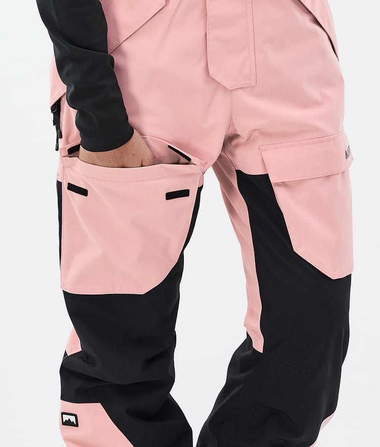 Montec Fawk W Spodnie Snowboardowe Kobiety Soft Pink/ Black, Zdjęcie 8 z 8