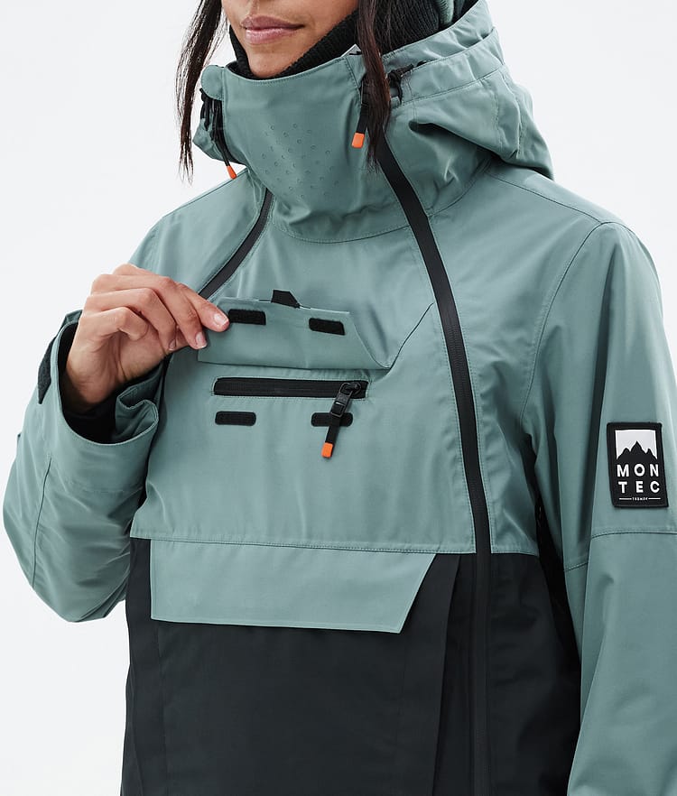 Montec Doom W Kurtka Narciarska Kobiety Atlantic/Black, Zdjęcie 9 z 10