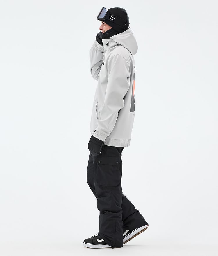 Dope Yeti Veste Snowboard Homme Aphex Light Grey, Image 5 sur 8