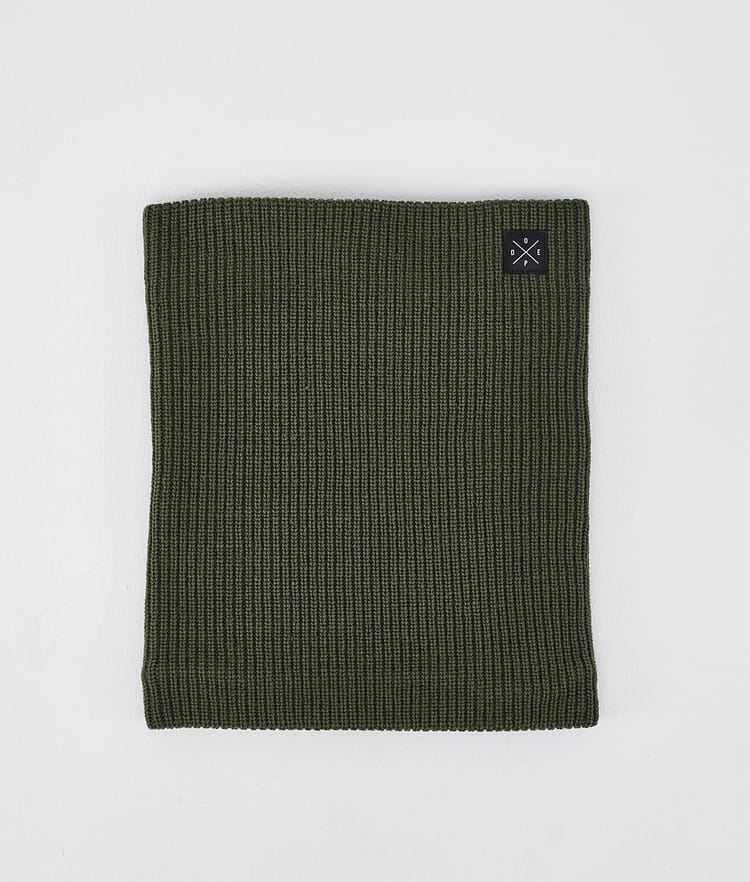 Dope 2X-Up Knitted Facemask Olive Green, Image 1 of 3