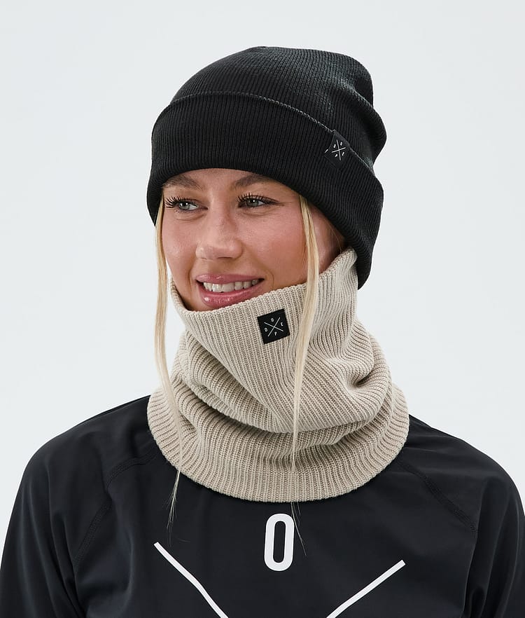 Dope 2X-Up Knitted Facemask Sand, Image 3 of 3