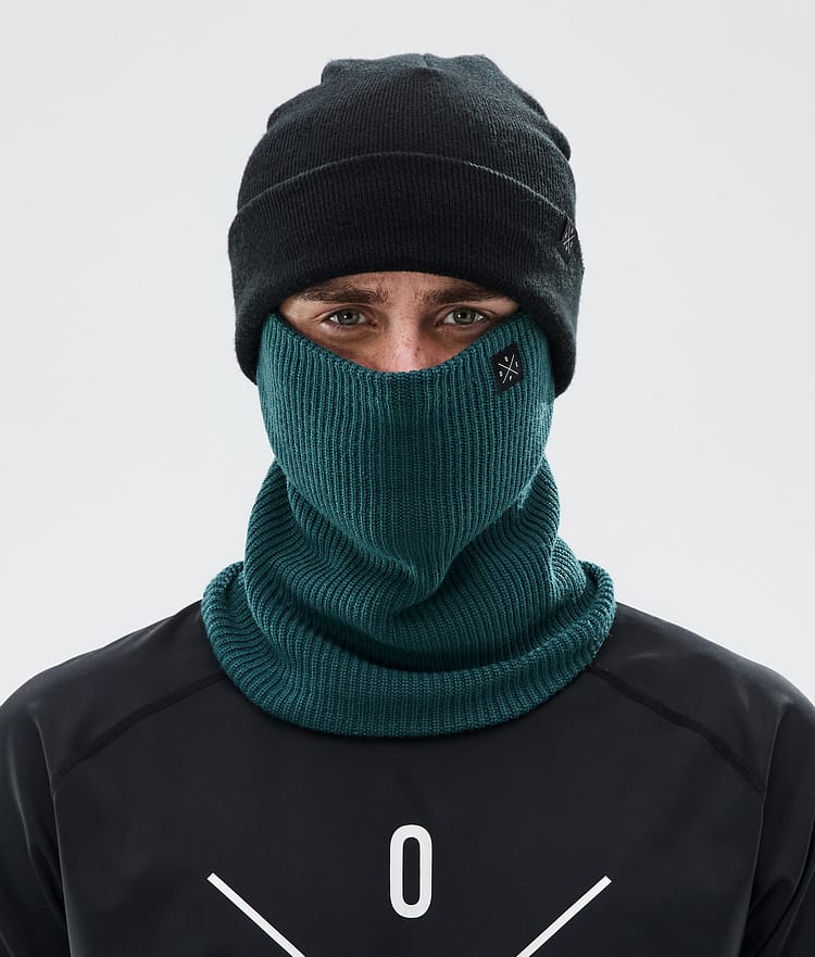 Dope 2X-Up Knitted Facemask Bottle Green, Image 2 of 3