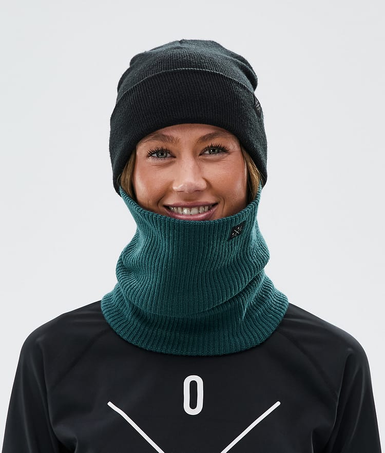 Dope 2X-Up Knitted Facemask Bottle Green, Image 3 of 3