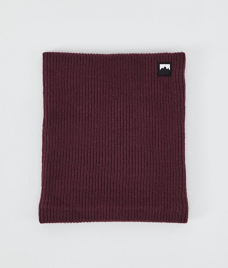 Montec Classic Knitted Facemask Burgundy, Image 1 of 3