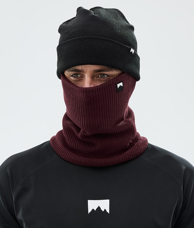 Montec Classic Knitted Ochraniacze na Twarz Burgundy, Zdjęcie 2 z 3