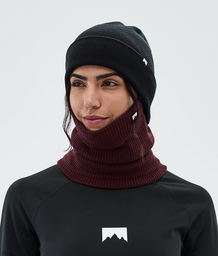 Montec Classic Knitted Ochraniacze na Twarz Burgundy, Zdjęcie 3 z 3