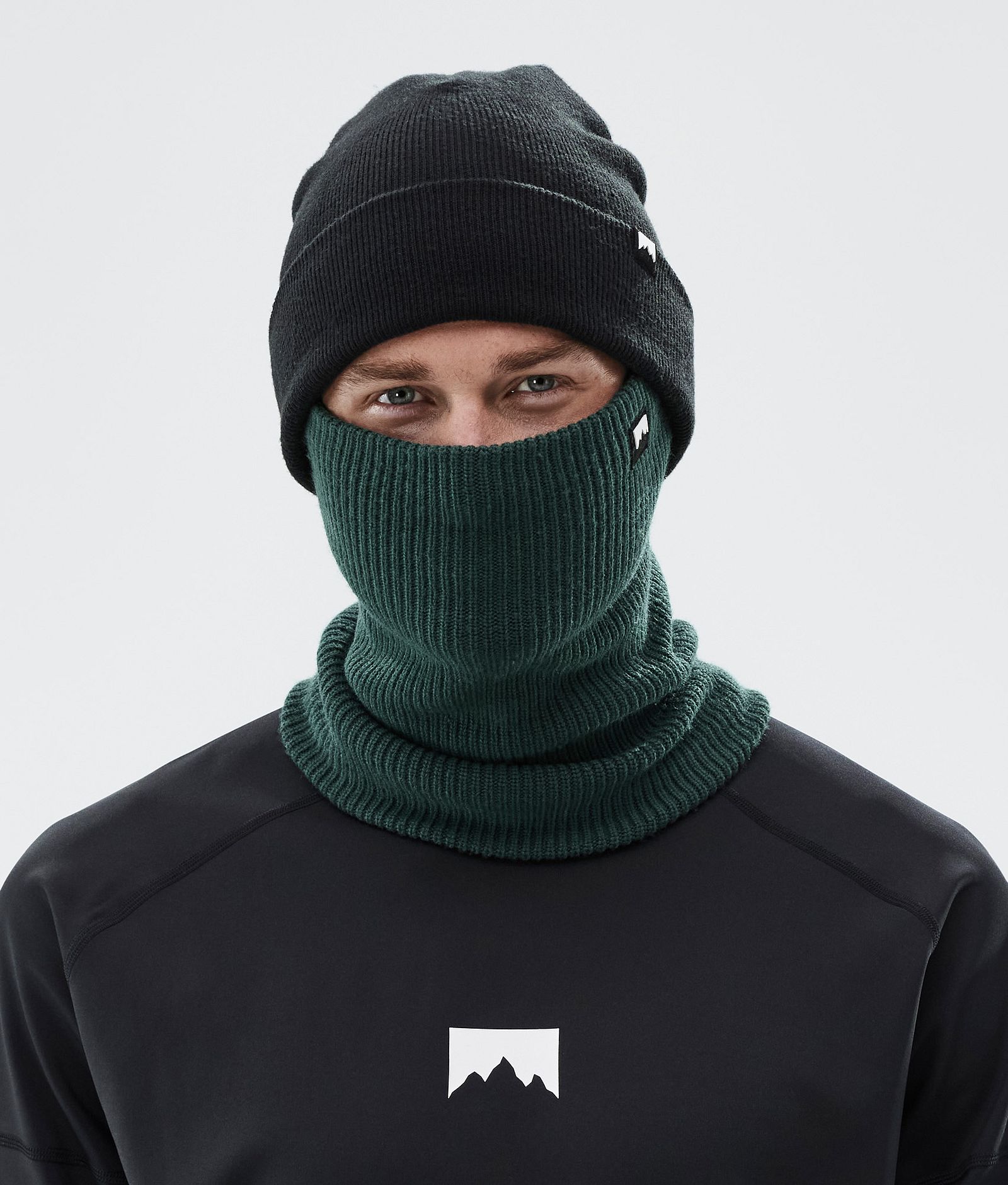 Montec Classic Knitted Facemask Dark Atlantic, Image 2 of 3