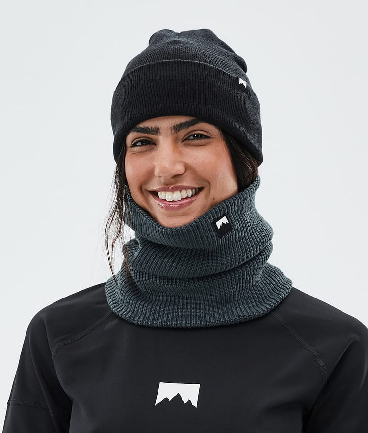 Montec Classic Knitted Facemask Metal Blue, Image 3 of 3