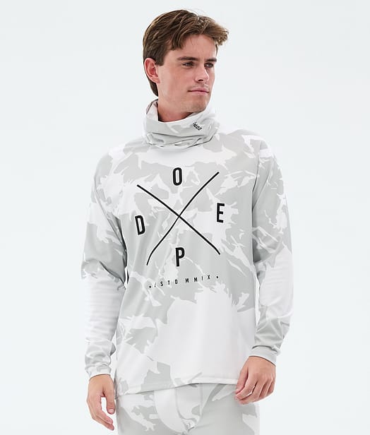 Dope Snuggle Tee-shirt thermique Homme 2X-Up Grey Camo