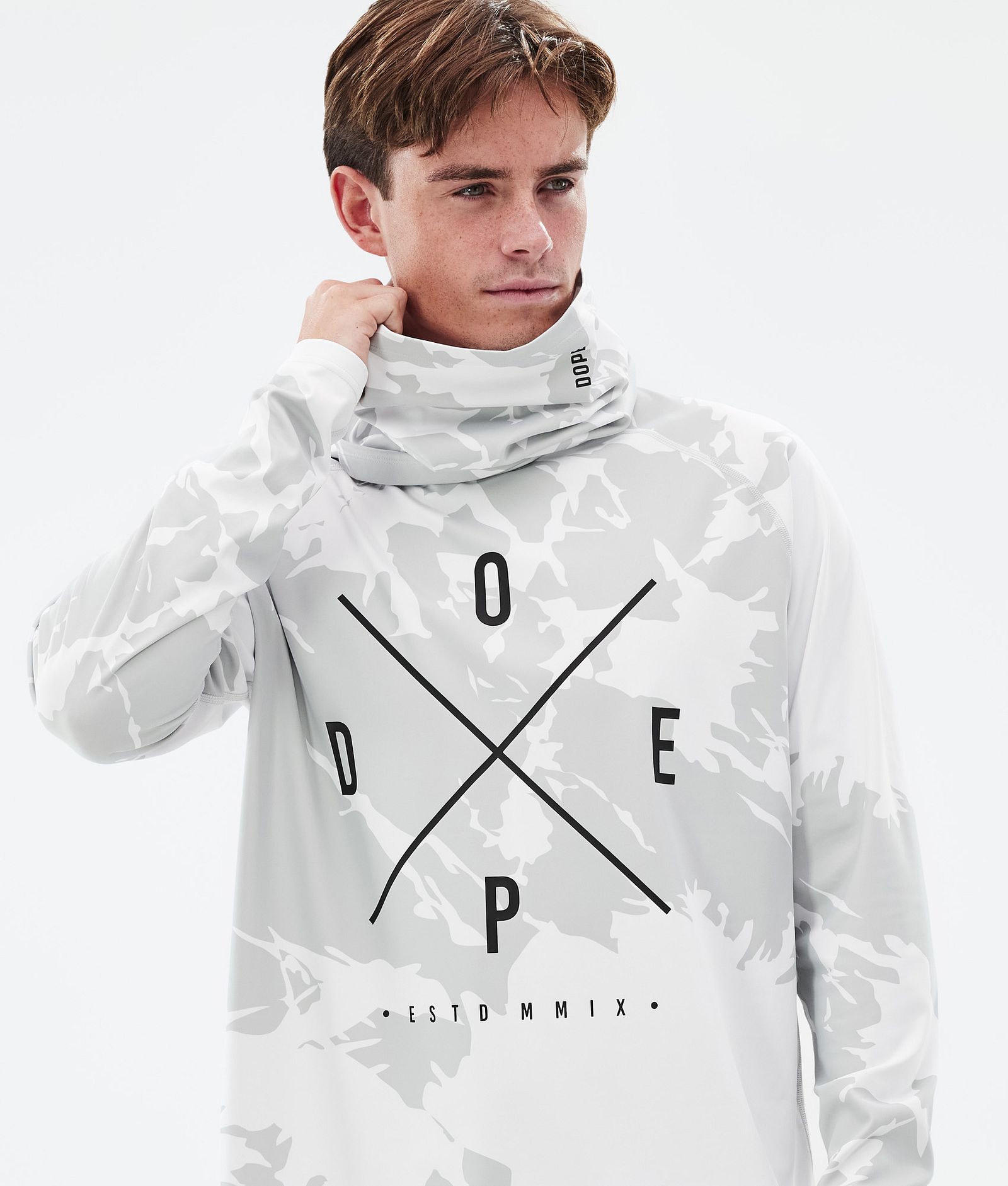 Dope Snuggle Maglia Termica Uomo 2X-Up Grey Camo, Immagine 2 di 7