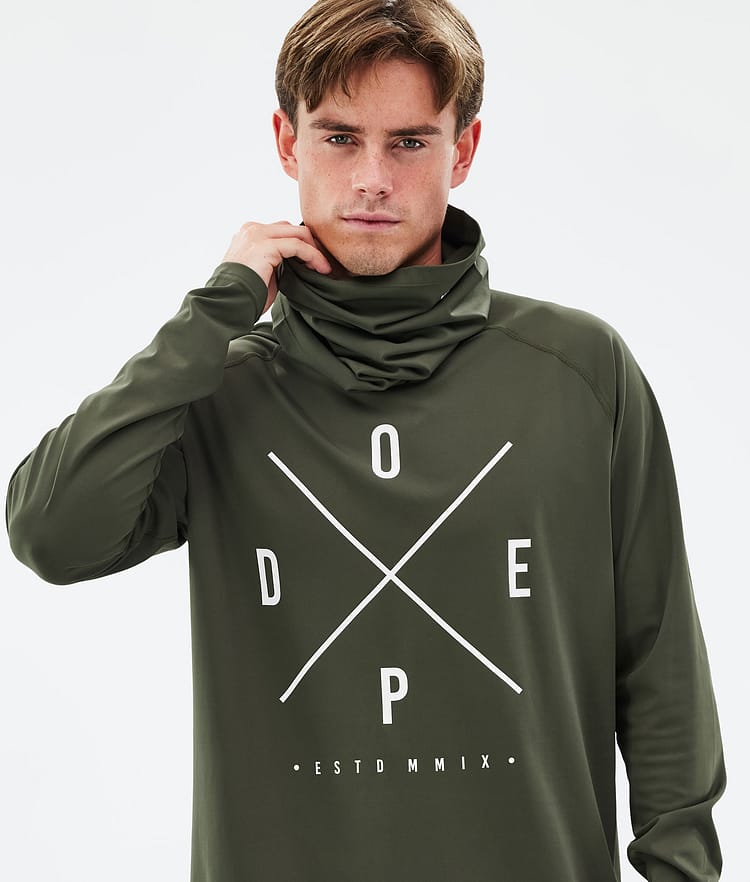 Dope Snuggle Base Layer Top Men 2X-Up Olive Green, Image 2 of 7