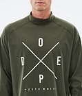 Dope Snuggle Base Layer Top Men 2X-Up Olive Green, Image 6 of 7