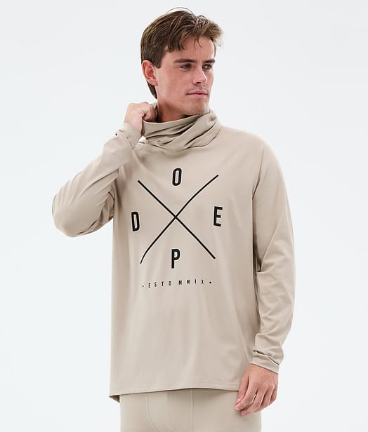 Dope Snuggle Tee-shirt thermique Homme 2X-Up Sand