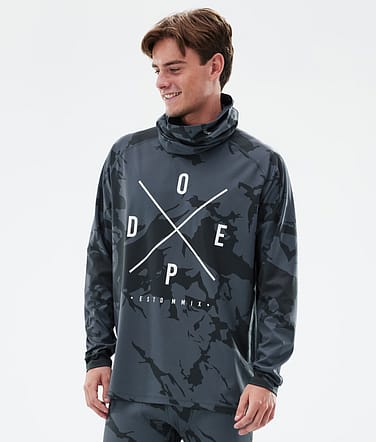 Dope Snuggle Funktionsshirt Herren 2X-Up Metal Blue Camo