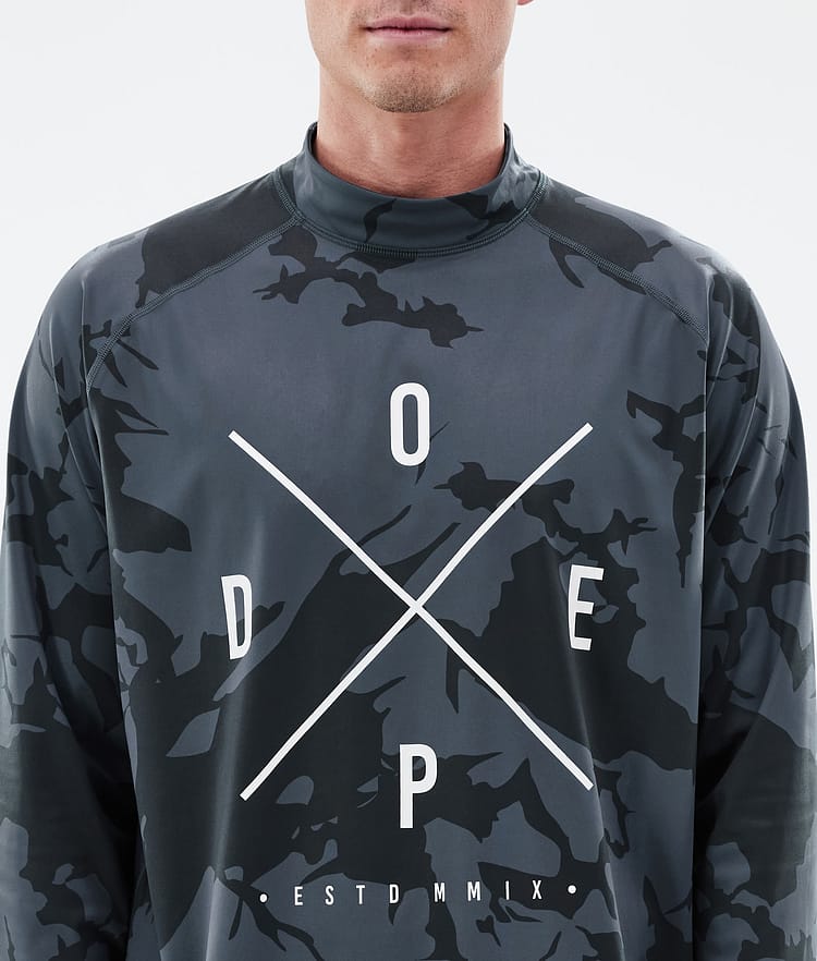 Dope Snuggle Baselayer top Herre 2X-Up Metal Blue Camo, Billede 6 af 7