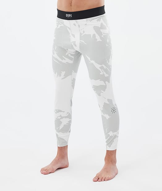 Dope Snuggle Legginsy Termoaktywne Mężczyźni 2X-Up Grey Camo