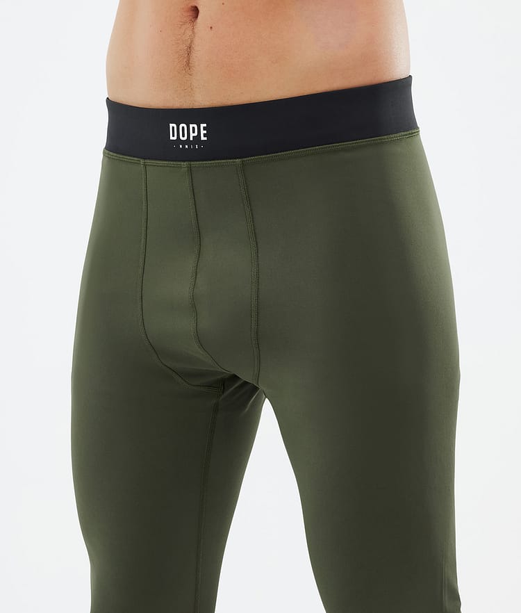 Dope Snuggle Pantalon thermique Homme 2X-Up Olive Green, Image 5 sur 7