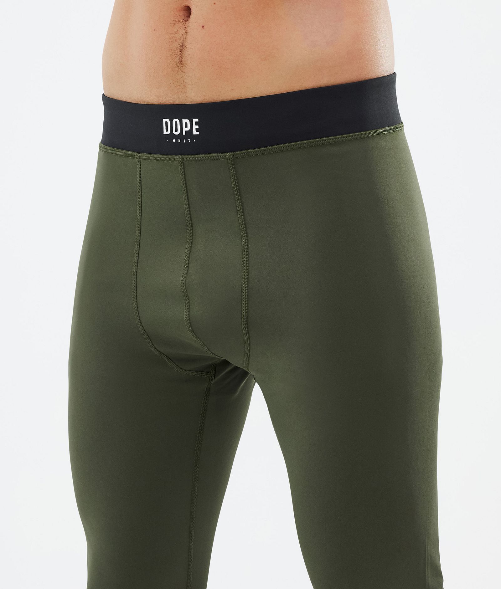 Dope Snuggle Pantaloni Termici Uomo 2X-Up Olive Green, Immagine 5 di 7