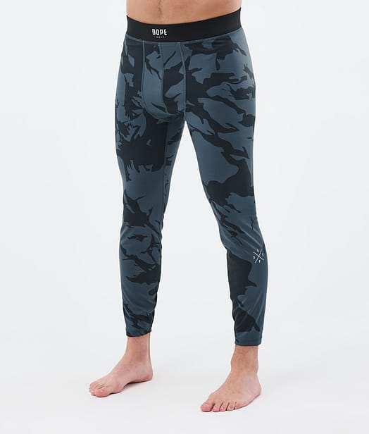 Dope Snuggle Legginsy Termoaktywne Mężczyźni 2X-Up Metal Blue Camo