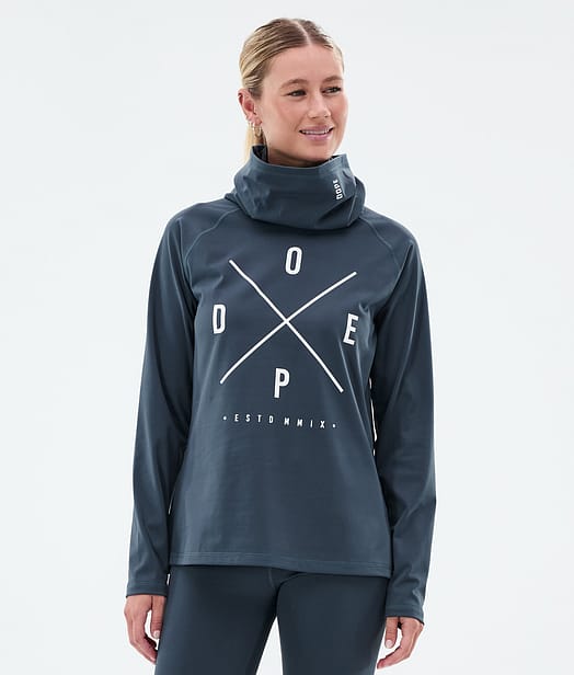 Dope Snuggle W Tee-shirt thermique Femme 2X-Up Metal Blue