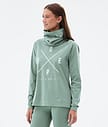 Dope Snuggle W Basislaag Top Dames 2X-Up Faded Green