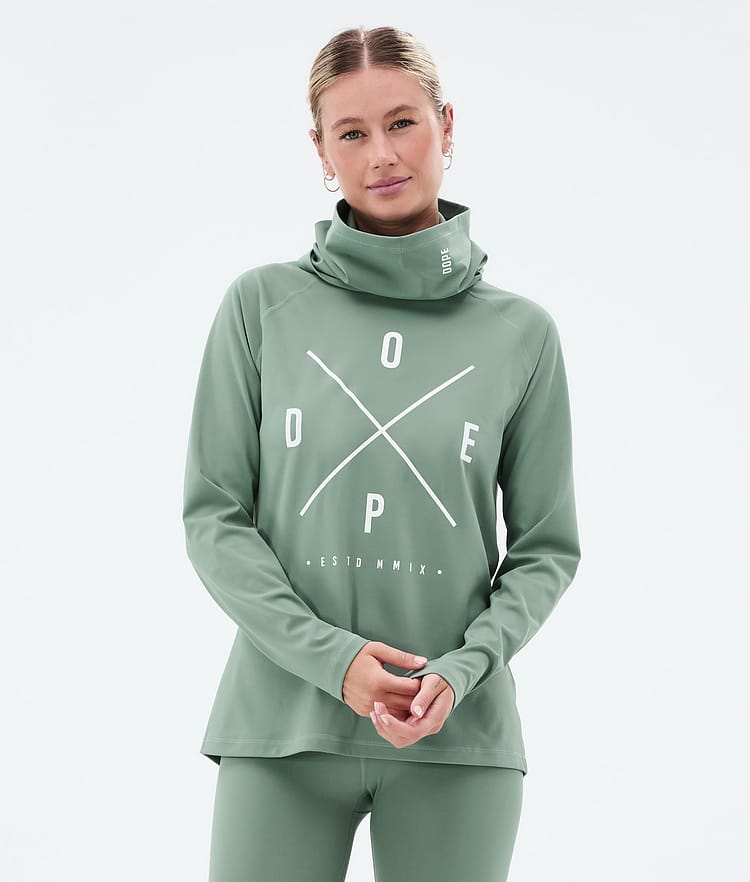 Dope Snuggle W Tee-shirt thermique Femme 2X-Up Faded Green, Image 1 sur 7