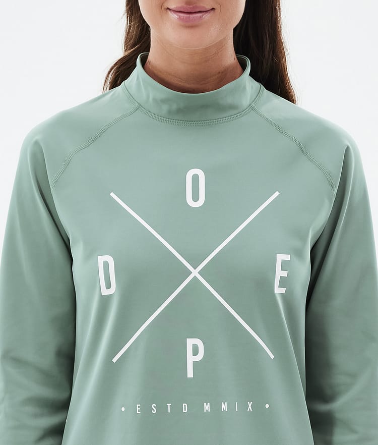 Dope Snuggle W Funktionsshirt Damen 2X-Up Faded Green, Bild 6 von 7