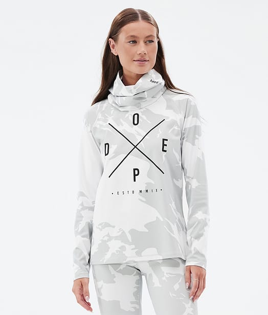 Dope Snuggle W Camiseta Térmica Mujer 2X-Up Grey Camo