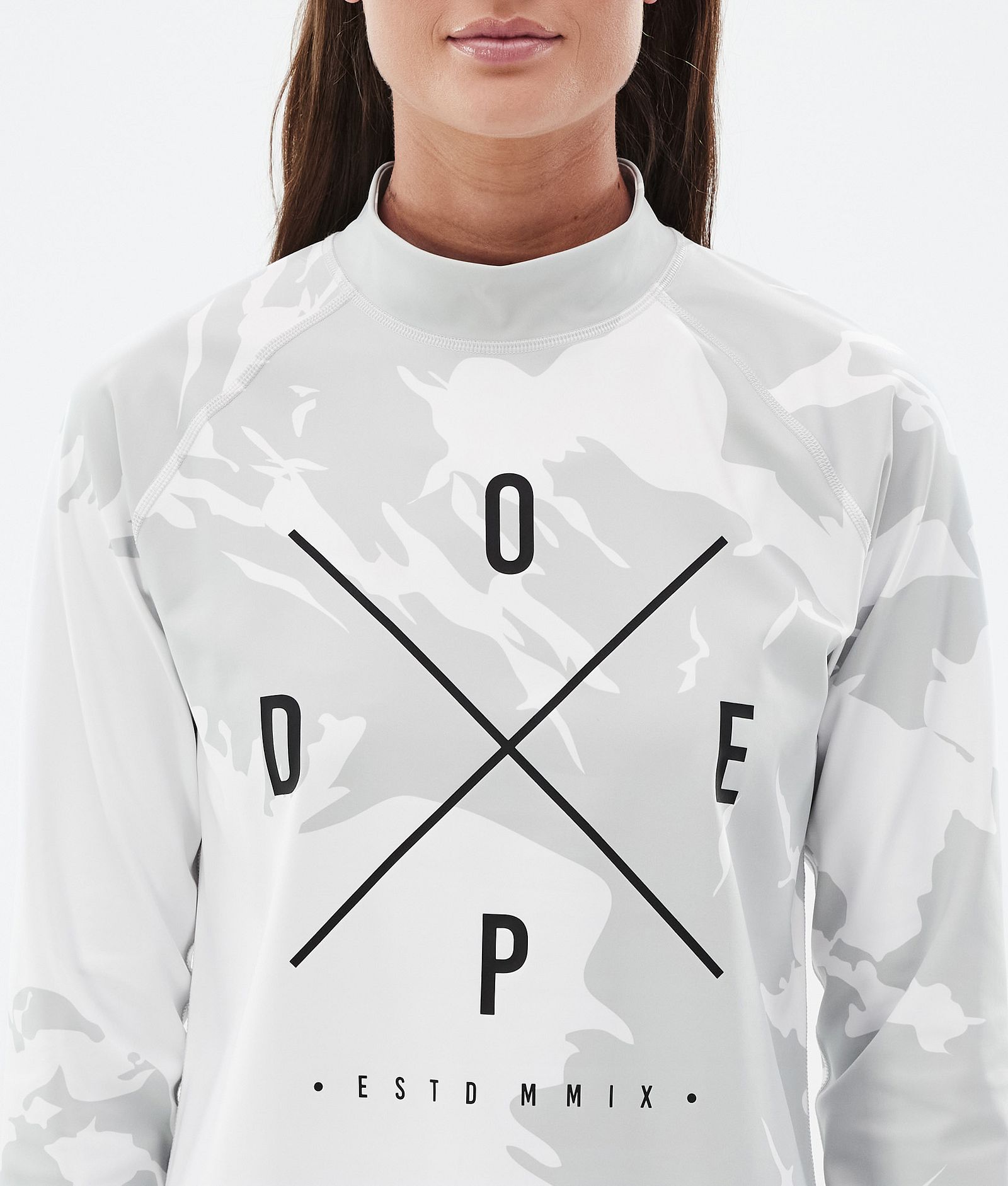 Dope Snuggle W Maglia Termica Donna 2X-Up Grey Camo, Immagine 6 di 7