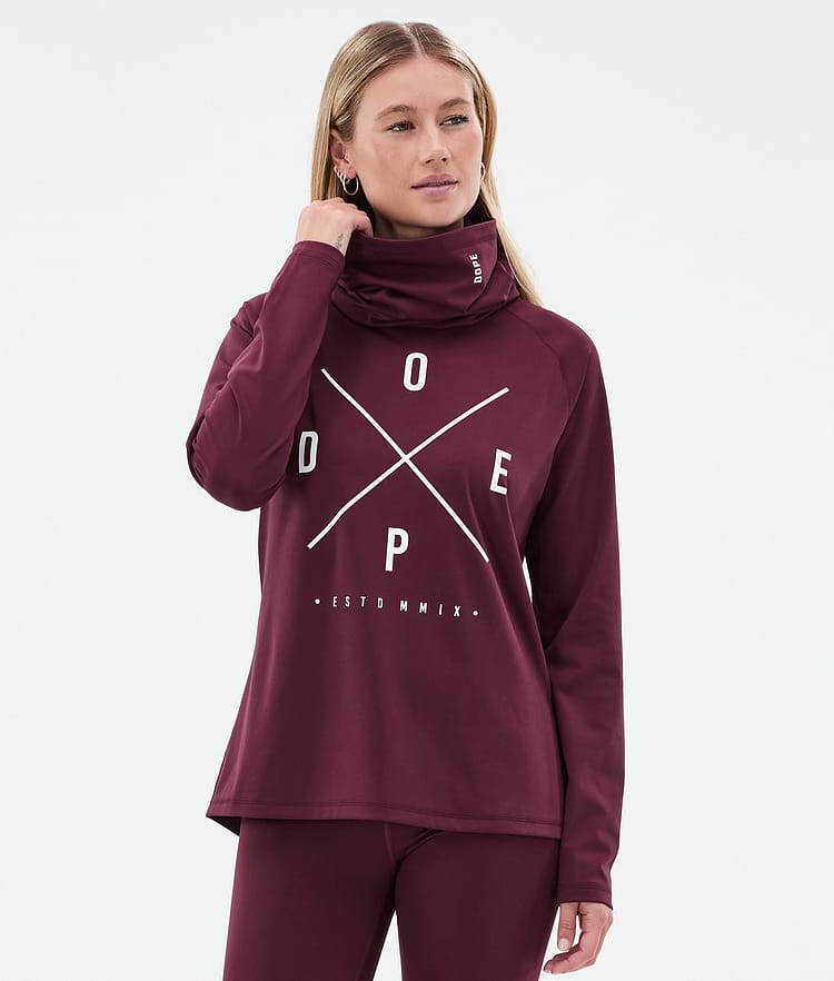Dope Snuggle W Top Termiczny Kobiety 2X-Up Burgundy, Zdjęcie 1 z 7