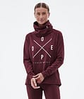 Dope Snuggle W Funktionsshirt Damen 2X-Up Burgundy, Bild 1 von 7