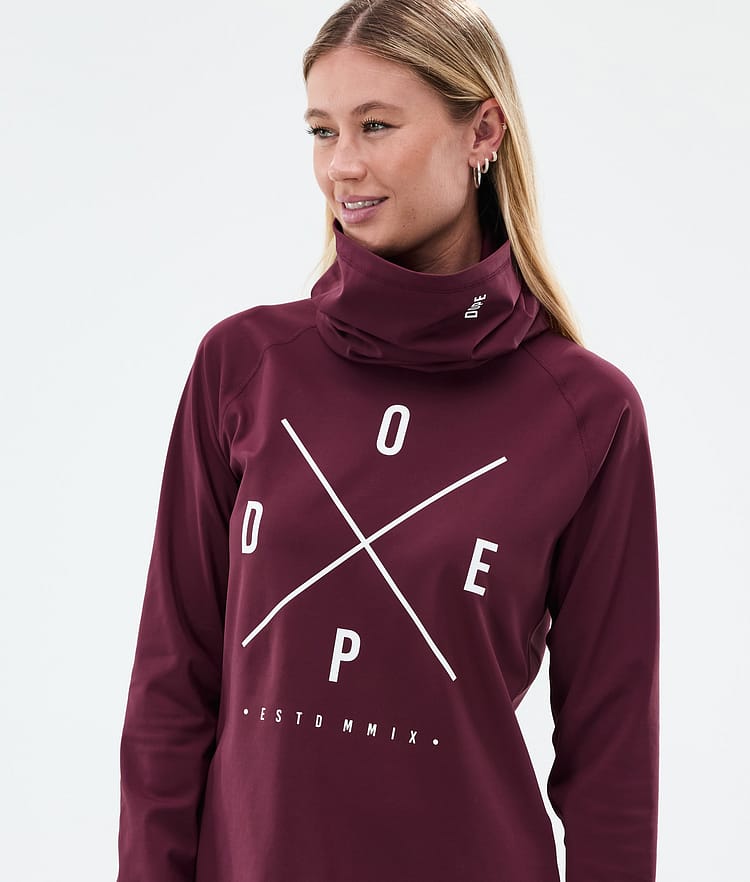 Dope Snuggle W Top Termiczny Kobiety 2X-Up Burgundy, Zdjęcie 2 z 7