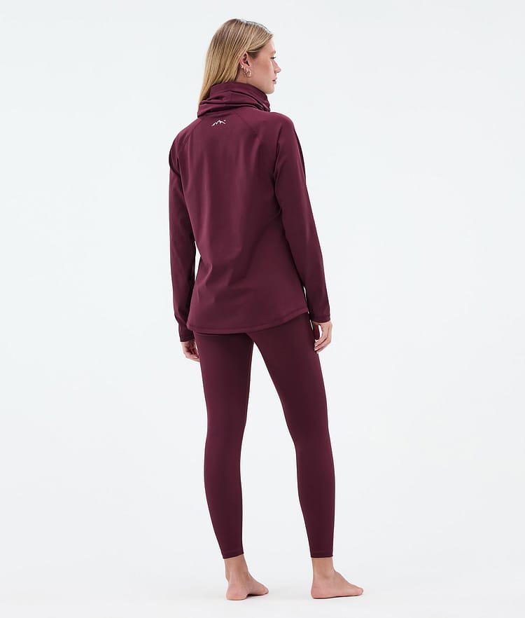 Dope Snuggle W Top Termiczny Kobiety 2X-Up Burgundy, Zdjęcie 4 z 7