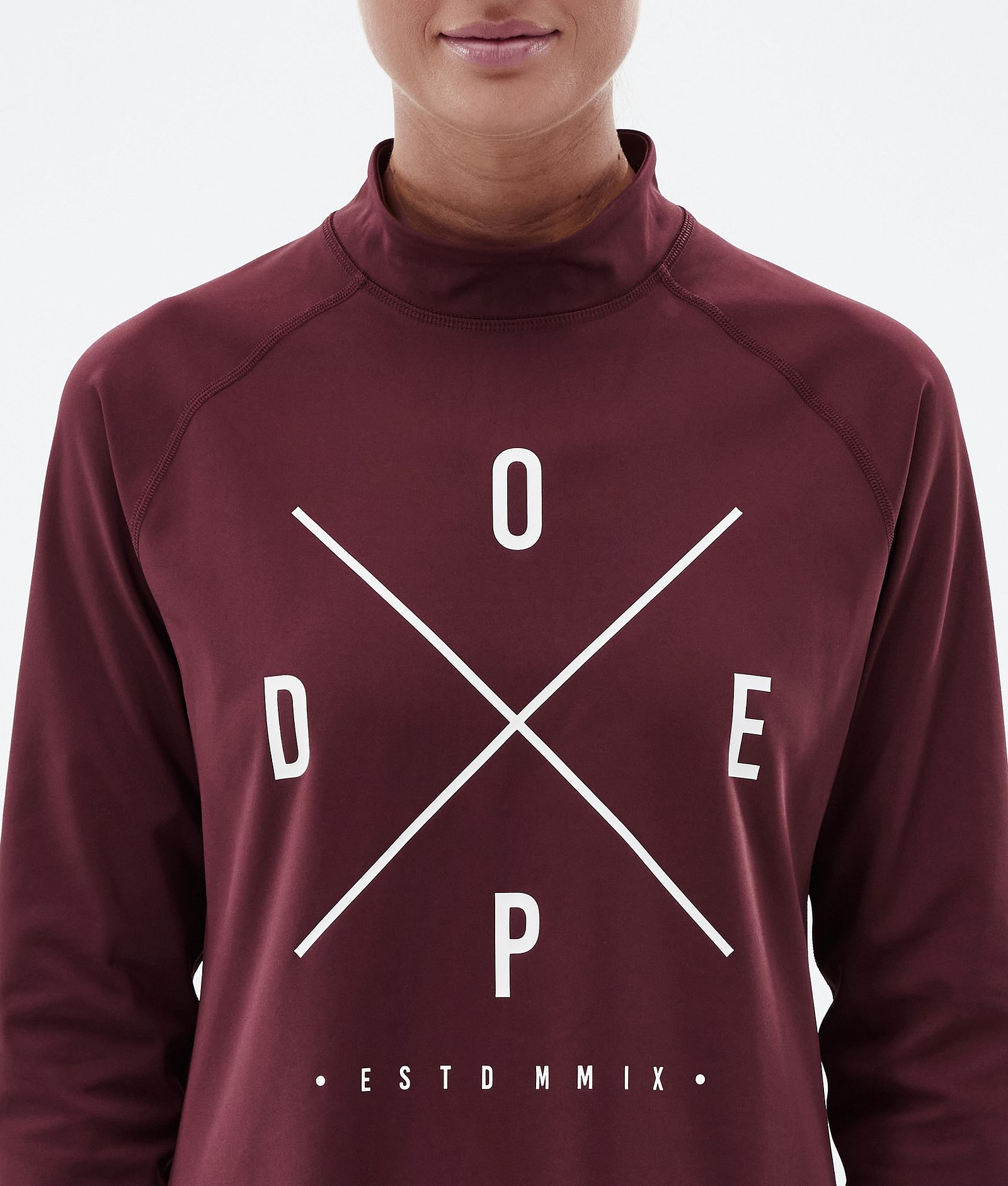 Dope Snuggle W Funktionsshirt Damen 2X-Up Burgundy, Bild 6 von 7