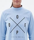 Dope Snuggle W Baselayer top Dame 2X-Up Light Blue, Billede 6 af 7