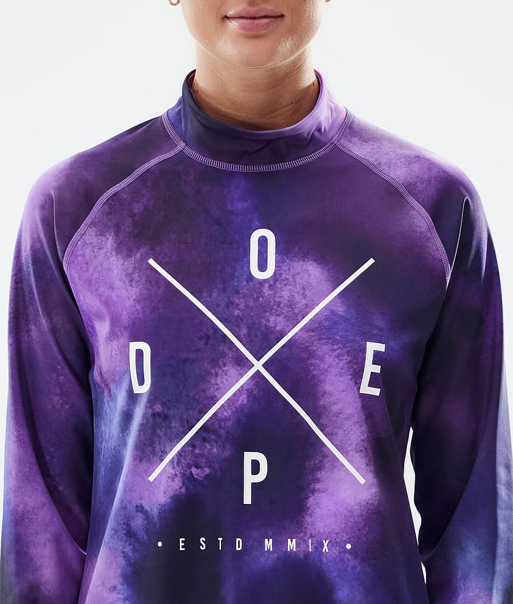 Dope Snuggle W Basislaag Top Dames 2X-Up Dusk, Afbeelding 6 van 7