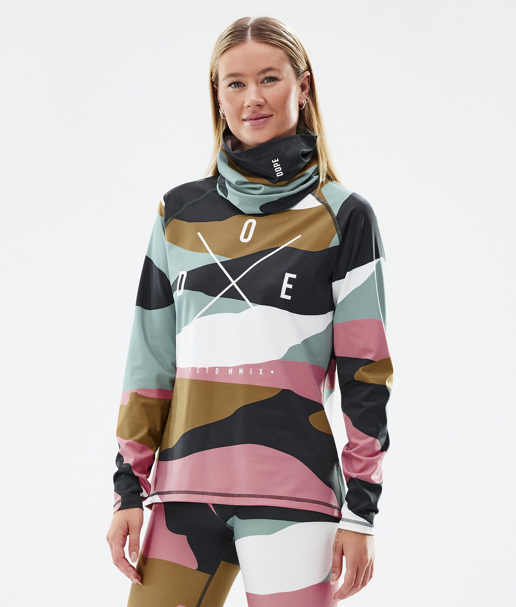 Patterned hotsell ski thermals