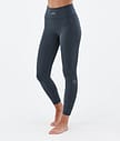 Dope Snuggle W Baselayer tights Dame 2X-Up Metal Blue