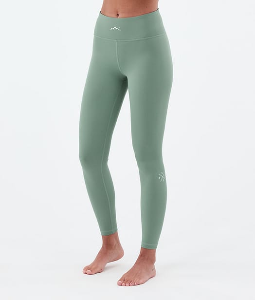 Dope Snuggle W Base Layer Pant Women 2X-Up Faded Green