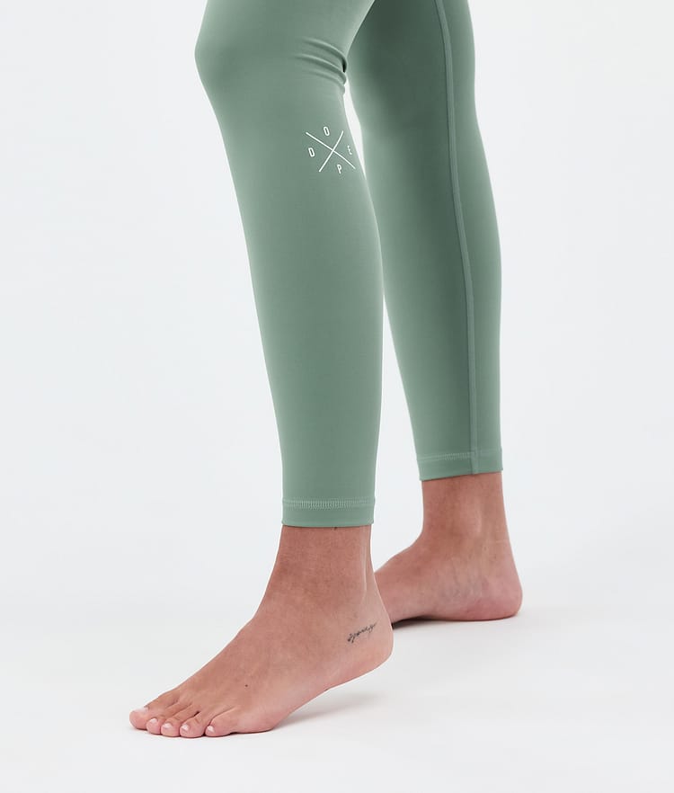 Dope Snuggle W Pantalon thermique Femme 2X-Up Faded Green, Image 7 sur 7