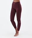 Dope Snuggle W Pantalón Térmico Mujer 2X-Up Burgundy