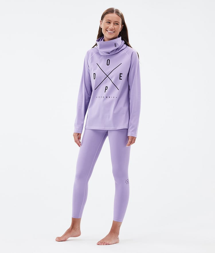 Dope Snuggle W Pantaloni Termici Donna 2X-Up Faded Violet, Immagine 3 di 7