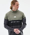 Montec Alpha Top Termiczny Mężczyźni Greenish/Black/Phantom, Zdjęcie 2 z 5