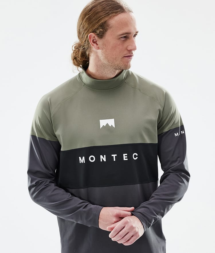 Montec Alpha Base Layer Top Men Greenish/Black/Phantom, Image 2 of 5